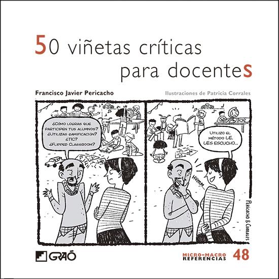 Portada del libro 50 VIÑETAS CRÍTICAS PARA DOCENTES