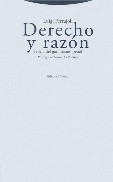 Portada del libro DERECHO Y RAZÓN - TEORÍA DEL GARANTISMO PENAL