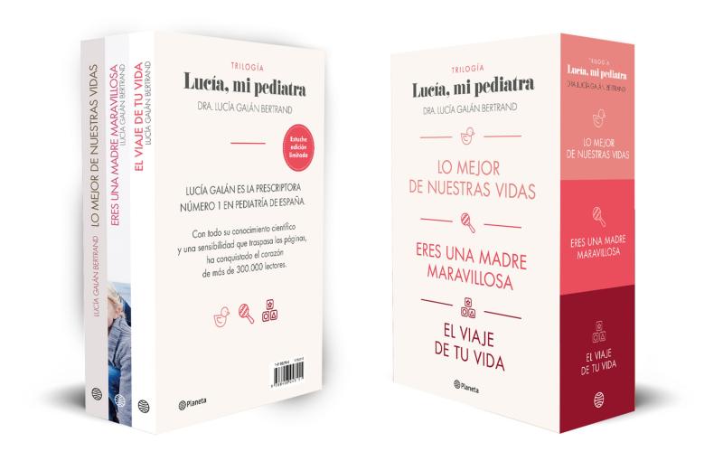 Portada del libro ESTUCHE TRILOGÍA DE LUCÍA, MI PEDIATRA - LO MEJOR DE NUESTRAS VIDAS, ERES UNA MADRE MARAVILLOSA Y EL VIAJE