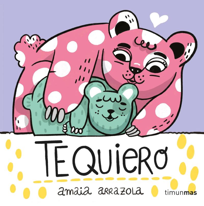 Portada del libro TE QUIERO. LIBRO DE TELA