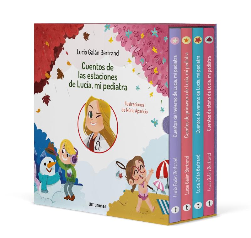 Portada del libro ESTUCHE LAS ESTACIONES DE LUCÍA, MI PEDIATRA