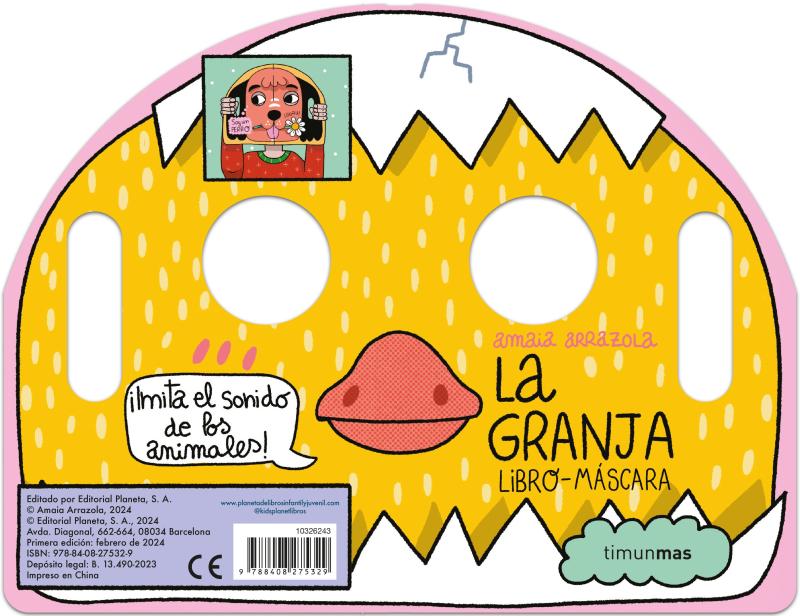 Portada del libro LA GRANJA. LIBRO-MÁSCARA