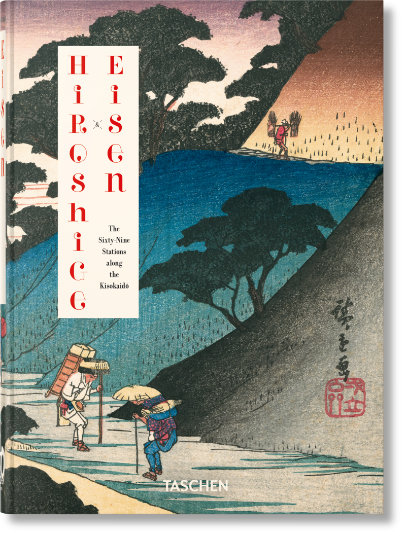 Portada del libro HIROSHIGE & EISEN. THE SIXTY-NINE STATIONS ALONG THE KISOKAIDO. 40TH ED.