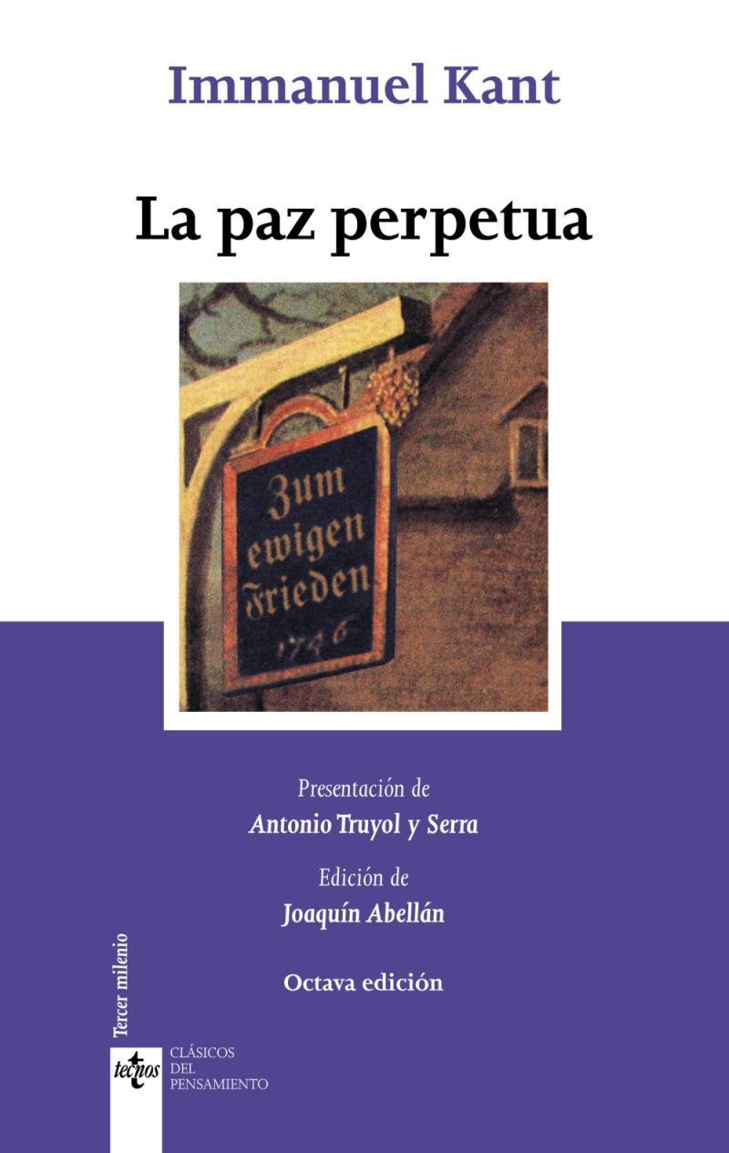 Portada del libro LA PAZ PERPETUA