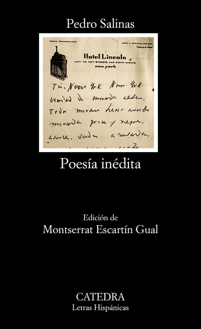 Portada del libro POESÍA INÉDITA