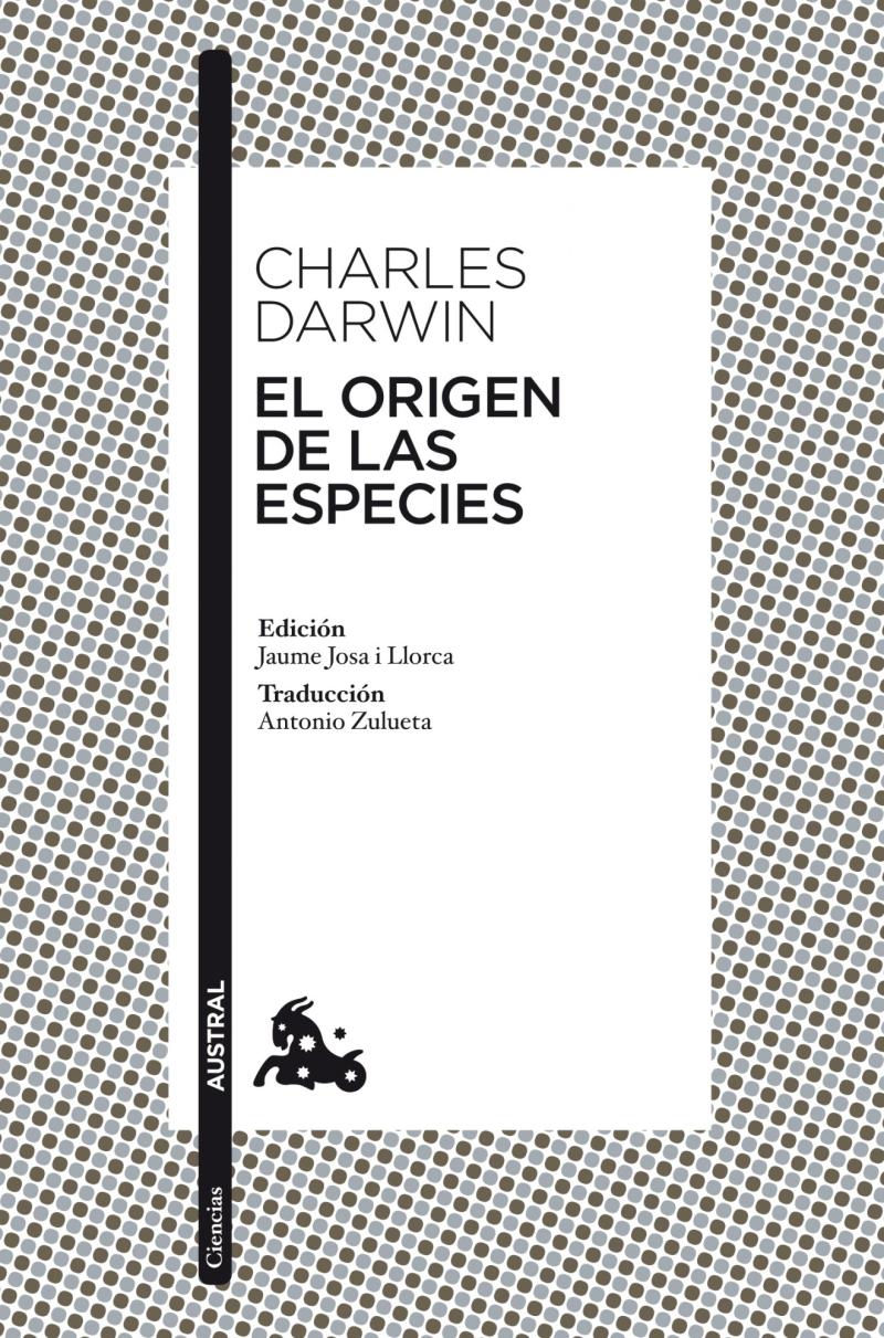 Portada del libro EL ORIGEN DE LAS ESPECIES