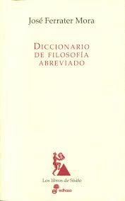 Portada del libro DICCIONARIO DE FILOSOFÍA ABREVIADO