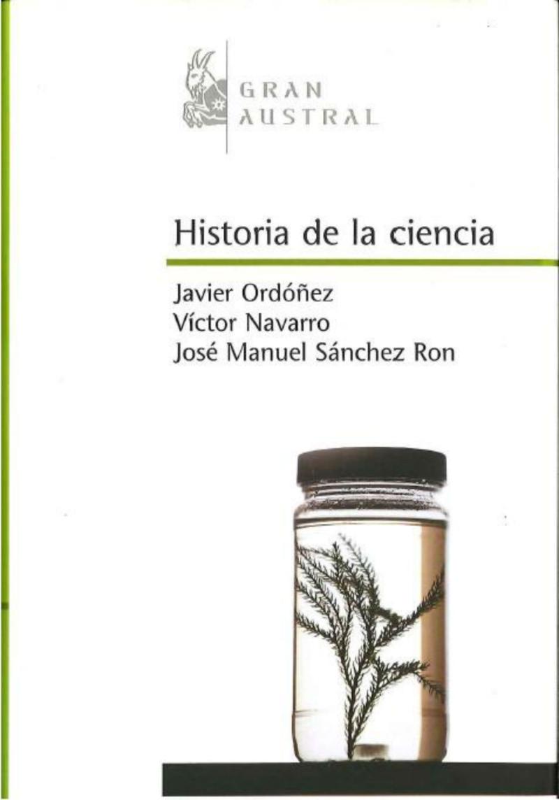 Portada del libro HISTORIA DE LA CIENCIA