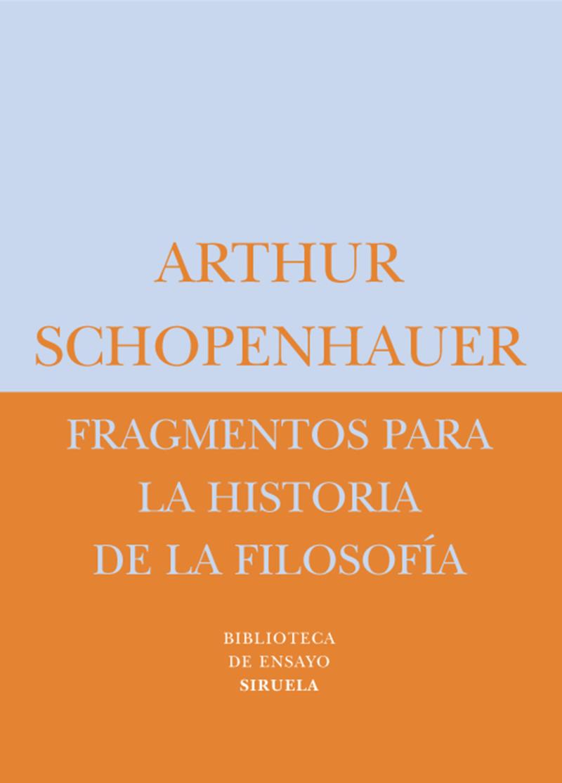 Portada del libro FRAGMENTOS PARA LA HISTORIA DE LA FILOSOFÍA